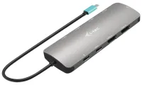 Док-станция i-tec USB-C Metal Nano 2x USB 3.2 2x USB 2.0 2x HDMI LAN Питание 100 Вт (1 of 3)