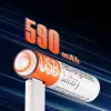 Colorway polnilna baterija AAA 590mAh USB-C 1.5V 6 kos v paketu thumbnail (4 of 4)