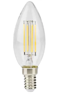 NEDIS Ampoule LED E14 bougie 45 W 220 V 470 lm 2700 K dimmable blanc chaud style rétro clair (1 of 2)