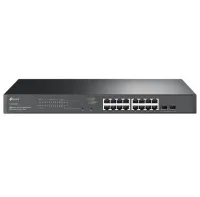 TP-Link TL-SG2218P - 18-portowy gigabitowy inteligentny przełącznik JetStream z 16 portami PoE+ 2x Gigabitowe gniazda SFP (1 of 1)