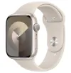 Apple Watch Series 9 45 мм звездно бял алуминий със звездно бяла спортна каишка M L