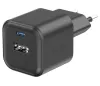 Swissten Netzadapter gan 1x usb-c 20w pd + 1x usb-a 18w qc black