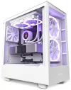 Obudowa NZXT H5 Elite Edition 3x120 mm (2xRGB) wentylator USB 3.0 USB-C 3.1 przezroczysty bok i panel przedni biały thumbnail (1 of 6)