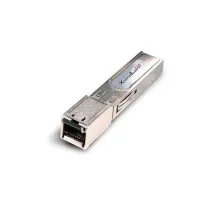 ## XtendLan XL-MGB-GTvH Módulo Gigabit miniGBIC (SFP) 1000Base-T, convierte el puerto SFP en un puerto RJ-45 metálico estándar de 1000Mbps (o 10/100Mbps). Compatible con HP MiniGBIC está diseñado para una red gigabit, es decir, tanto la ranura SFP del conmutador como la contraparte deben tener una velocidad de 1 Gbit. Si el conmutador admite la interfaz serial independiente de medios gigabit (SGMII), el miniGBIC también puede funcionar a una velocidad de 100 Mbit. Estos conmutadores incluyen algunos modelos de Juniper y la mayoría de los conmutadores Cisco. En Planet, Dahua, Huawei, Dlink, Zyxel, H3C y otros, GBIC solo funciona a 1Gbit **Tipo de módulo:** SFP **Conector:** RJ-45 ### Estándar - 1000Base-T -IEEE802.3ab **Velocidad de transmisión:** 10/100/1000 Mbps (1 of 1)