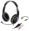 GENIUS headset HS-400A 2x 3,5 jack adapter to single jack