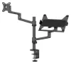 Neomounts DS20-425BL2 lauaarvuti ekraan ja sülearvuti hoidik 17-27"; 116-173" klamber+pass. VESA 100X100 8+5kg must thumbnail (2 of 6)