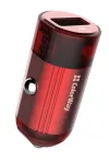 COLORWAY 1x USB car charger 18W Red thumbnail (1 of 8)