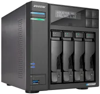 Asustor NAS AS6704T 4x 25" 35" SATA III Celeron N5105 2,0 GHz 4 Go 2x 2,5GbE 4x M.2 PCIe 2x USB 3.2 HDMI+IR (1 of 5)