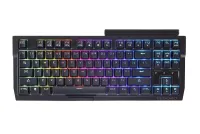 TESORO Tizona Spectrum mekanisk tastatur kompakt Kailh rød switch RGB baggrundsbelysning USB US layout sort (1 of 3)