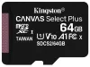 KINGSTON Canvas Select Plus 64GB microSD UHS-I CL10 be adapterio thumbnail (1 of 1)
