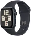 Apple Watch SE GPS 40mm Midnight Aluminum Case with Midnight Sport Band - M L