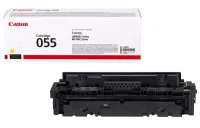 Toner bunaidh Canon CRG-055Y (2100 leathanach buí) le haghaidh Canon MF742Cdw MF744Cdw MF746Cx LBP663Cdw LBP664Cx (1 of 1)