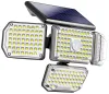 IMMAX CLOVER-2 външно соларно стенно LED осветление с външен соларен панел 4.5W