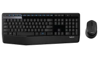 Σετ πληκτρολόγιο Logitech με ποντίκι MK345 ασύρματος δέκτης USB 2,4 Ghz CZ + SK μαύρο (1 of 2)