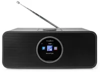 NEDIS internetradio vermogen 42W FM Internet Bluetooth Wi-Fi USB 35mm jack zwart (1 of 6)