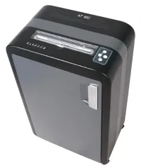 AT shredder AT-60C cut 38x40 mm work. width 230 mm capacity 25 sheets basket volume 35 l secrecy level P4 grey-black (1 of 1)