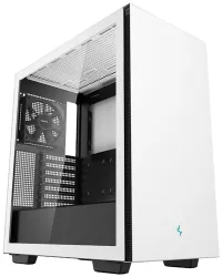 DEEPCOOL boîtier CH510 WH E-ATX ventilateur 120 mm 2xUSB 3.0 verre trempé blanc (1 of 7)