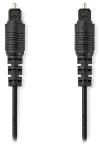 Оптичний аудіокабель NEDIS TosLink plug - TosLink plug black bulk 2м