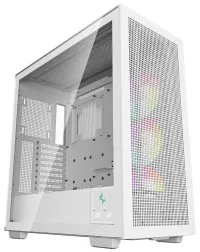 Boîtier DEEPCOOL MORPHEUS deux chambres modulaires ATX+ 3x140mm ARGB ventilateurs 4xUSB USB-C chiffre. affichage blanc (1 of 8)