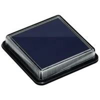 IMMAX buiten solar LED-verlichting TERRAS 1,5W 30lm IP68 110x110x22mm zwart (1 of 2)