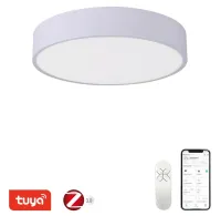 IMMAX NEO RONDATE SLIM Smart Plafongsliichter 40 x 7cm 28W wäiss Zigbee 3.0 TUYA (1 of 2)