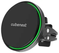 CubeNest S1C0 Wireless Magnetic Charger MagSafe for Vent 15W Max.USB-C Undervoltage Overvoltage Protection (1 of 4)