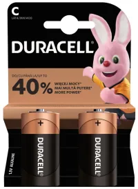 Batteria alcalina Duracell Basic 2 pezzi (C) (1 of 1)