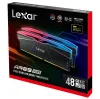 Lexar ARES DDR5 48 ГБ (комплект 2x24 ГБ) UDIMM 8000 МГц CL40 XMP 3.0 Радиатор + RGB thumbnail (4 of 4)