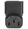 Adaptador de corriente NEDIS de IEC-320-C14 a IEC-320-C13 acodado 90° negro thumbnail (3 of 3)