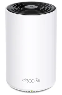 TP-Link Deco XE75(1-pack) Mesh-systeem AXE5400 WiFi 6E 3x GLAN 574Mbps 24GHz 2402Mbps 5GHz 2402 6GHz (1 of 2)