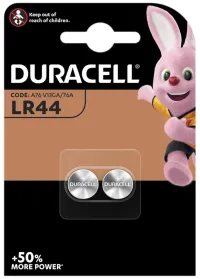 Щелочные батарейки Duracell LR44 2 шт. (1 of 1)