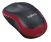 Mysz Logitech M185 Wireless Optical 1000dpi Odbiornik USB czerwony thumbnail (3 of 3)