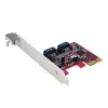 DELL 2-портов PCI-Express SATA контролер за разширяване на сървъра до 4x 3,5" + 2x 2,5" устройства