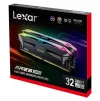 Lexar ARES DDR5 32GB (komplekts 2x16GB) UDIMM 6400MHz CL32 XMP 3.0 — RGB dzesētājs, melns thumbnail (4 of 4)