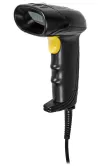 NEDIS Barcode Reader CMOS Wired 1D Linear 2D QR Powered by USB USB 2.0 Black thumbnail (1 of 4)