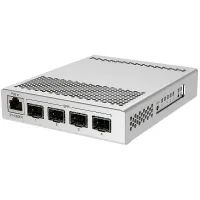 MikroTik Cloud Router Switch CRS305 4x SFP+ 1x Gbit LAN Dual PSU Dual boot vr. L5 (1 of 3)