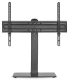 NEDIS table TV stand 37 - 70 " load capacity 40 kg adjustable height fixed steel tempered glass black thumbnail (2 of 5)