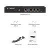 „Ubiquiti EdgeRouter 4“ – 3 x Gbit RJ45 prievadas, 1 x SFP prievadas, 4 branduolių 1 GHz procesorius, 1 GB DDR3 RAM thumbnail (5 of 5)