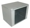 XtendLan 9U 600x450 au mur porte vitrée monobloc gris thumbnail (2 of 7)