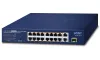 Planet FGSD-1821P PoE-Switch 16x100M + 1xGb SFP Erweiterungsmodus 10Mb-250m PoE 802.3at 185W