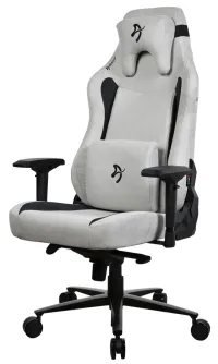 AROZZI game chair VERNAZZA XL Supersoft Light Gray fabric surface light gray (1 of 10)