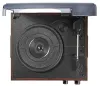 NEDIS turntable 1x stereo RCA 18 W built-in (pre) amplifier MP3 conversion ABS MDF brown thumbnail (3 of 7)