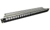 Solarix 19" Neosadený modulárny patch panel 24 portov 1U SX24M-0-STP-BK-UNI-N thumbnail (1 of 2)