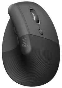 Logitech egér emelhető függőleges, ergonomikus üzleti egér vezeték nélküli jobbkezeseknek, grafitfekete (1 of 5)