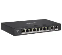 HiLook Powered by HIKVISION switch NS-0310P-60 8x port 10 100 Mbps RJ45 portok PoE 2x Gb uplink (1 of 1)