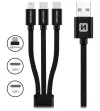 Cavo dati Swissten tessile 3in1 1,2 m nero (lightning 2x usb-c) thumbnail (2 of 2)