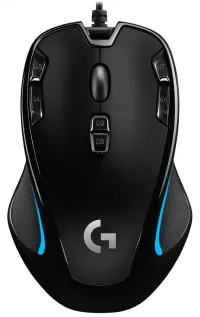 Mysz do gier Logitech G300S, optyczna, 9 przycisków, 2500 dpi, USB, czarna (1 of 3)