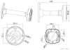 HIKVISION kameras turētājs DS-1271ZJ-120 D7xx HiLook D1xxHA-LU thumbnail (2 of 2)