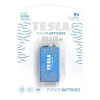 TESLA BLUE+ Zink-Kohle-Batterie 9V (6F22 Blister) 1 Stk (1 of 1)