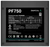 DEEPCOOL barošanas bloks PF750 750W ATX 120 mm ventilators 80 Plus thumbnail (4 of 4)